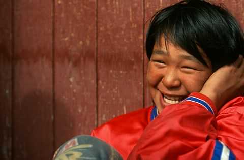 Smiling Greenlandic Child