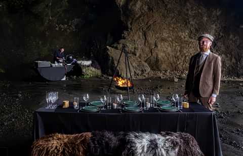 Wild Dining in Cave - with Chef and Jón Bóndi