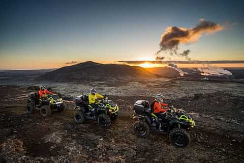 ATV Ride with Sunset