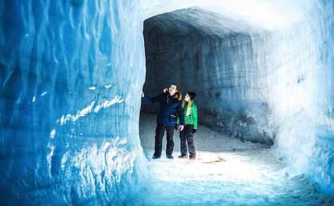 Into the glacier 1