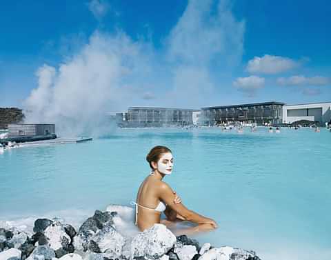 Blue Lagoon Posing Model