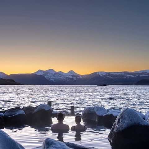 Hvammsvik Spa with a Stunning View