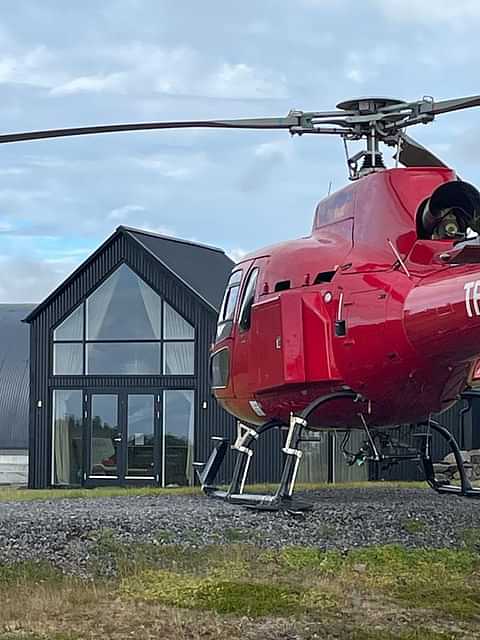 Luxury Resort in West Iceland - Helicopter