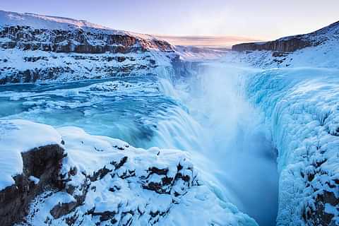 Gullfoss winter 14842 nky8uy