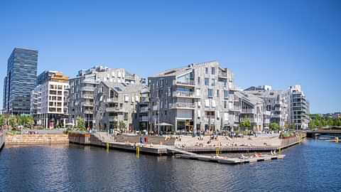 Oslo Munch Brygge neighbourhood in Oslo Fredrik Ahlsen Visit Norway