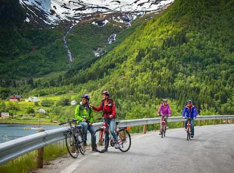 Flåm Bike Tour Fjord View