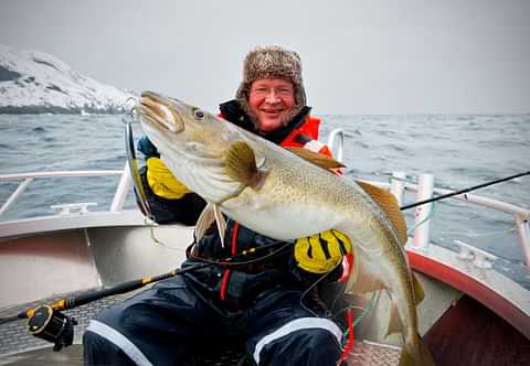 Winter fishing in Nusfjord Lofoten media army de Visit Norway com