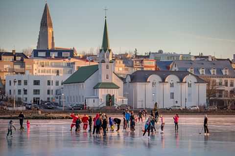 Reykjavik lake